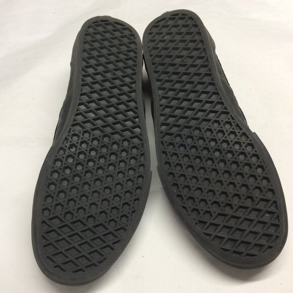 Vans Women’s Size 9 Black Velvet Rose Classic Slip On Sneakers - Picture 7 of 9